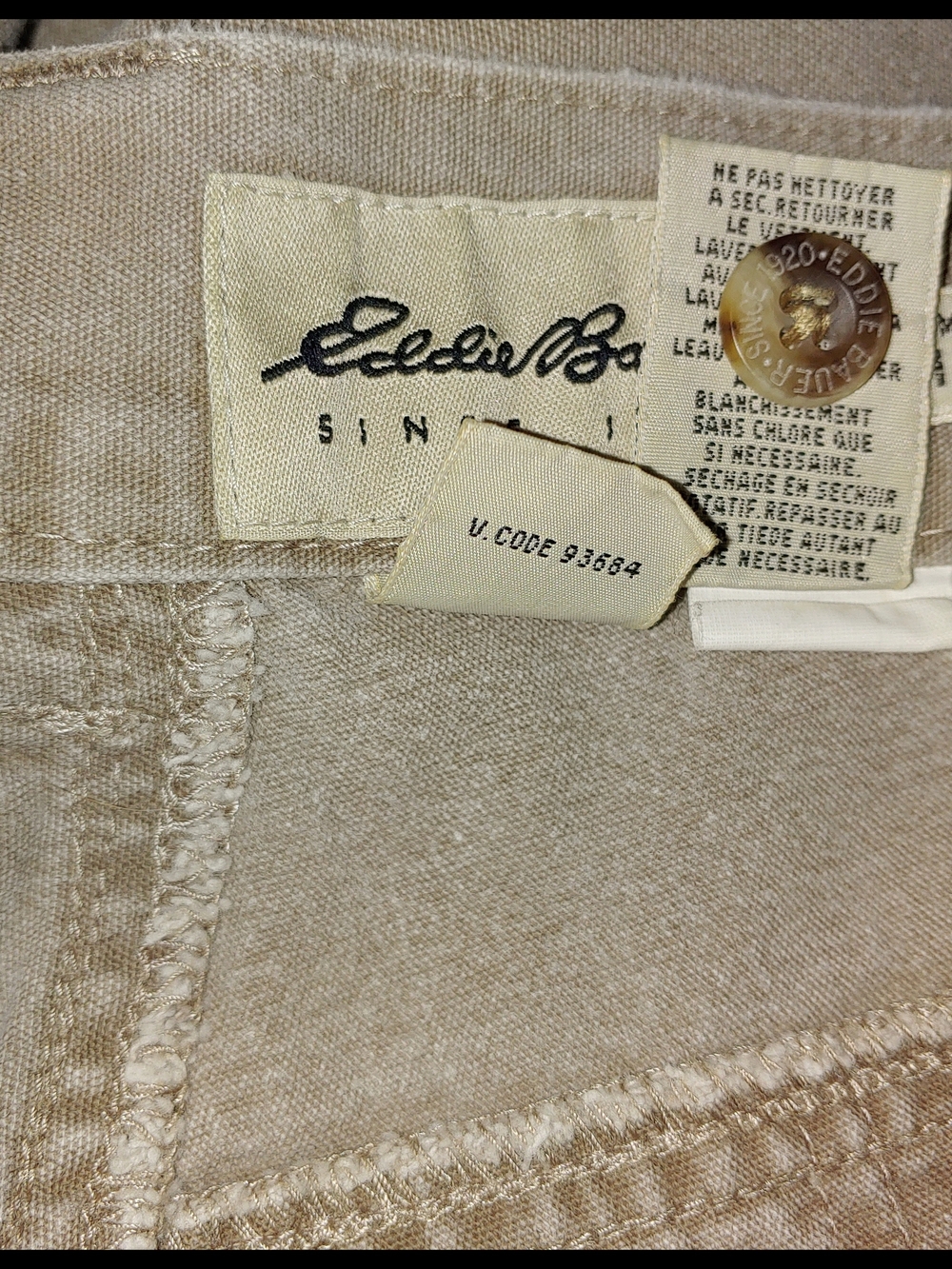 Eddie Bauer Khaki Cotton Shorts - Picture 4 of 4